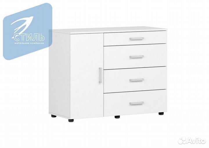 Вега К-02 Комод Белый