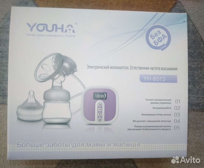 Молокоотсос электрический ручной youha