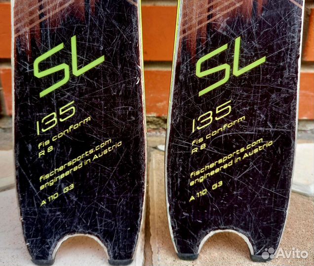Горные лыжи Fischer RC4 SL JR 135 + крепления Z9