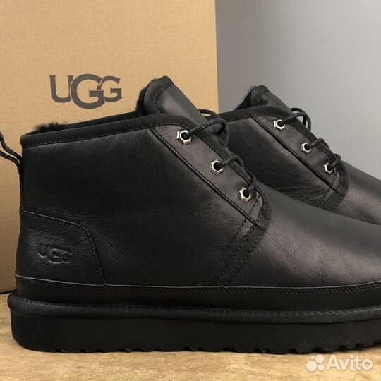 Ugg Mens Neumel Leather Black