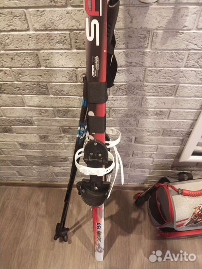 Рюкзак, лыжи 150см