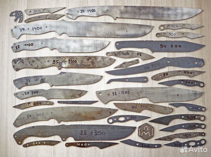 Заготовка для ножа сталь 9хф м