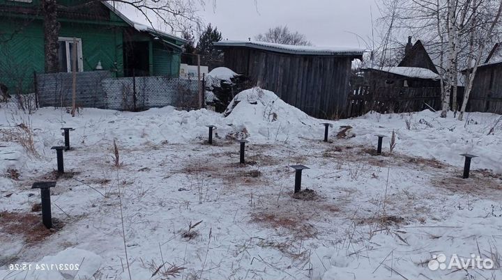 Винтовые сваи ремонт фундамента