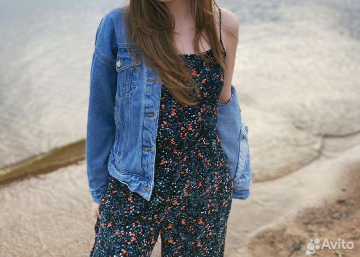 Комбинезон Weekday зелёный