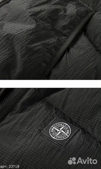 Зимняя Куртка Stone Island Черная