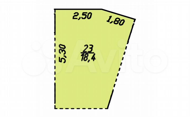 Машиноместо, 18 м²