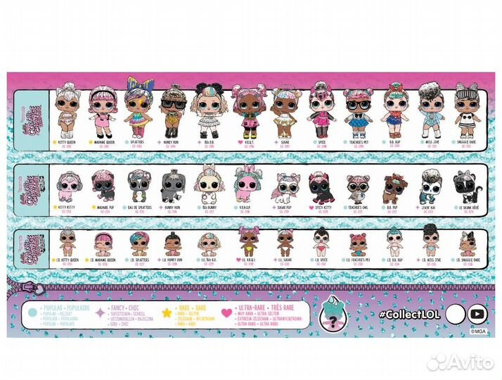 L.O.L Glitter color change lil sis оригинал