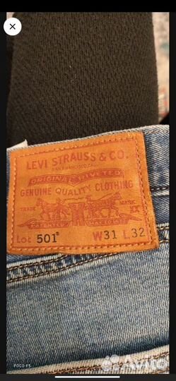 Мужские джинсы levis 501