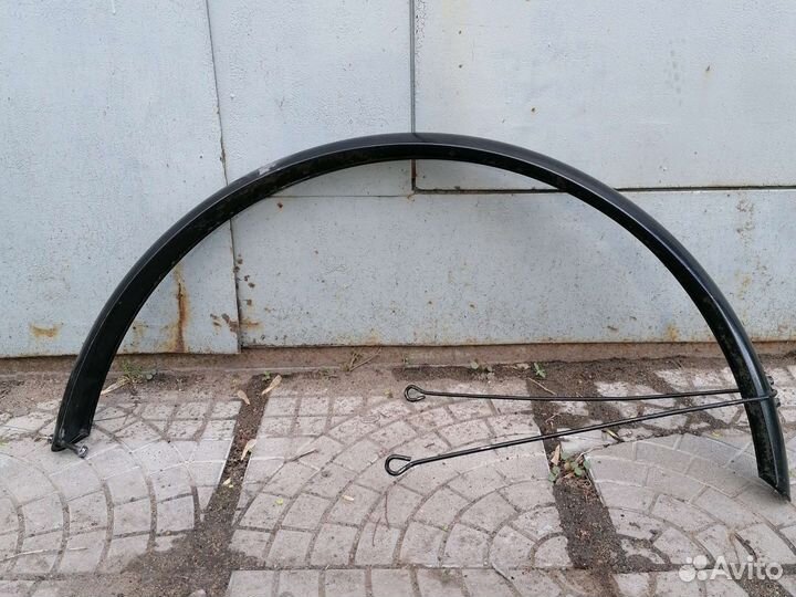 Крылья для велосипеда металлические. С рамы 29