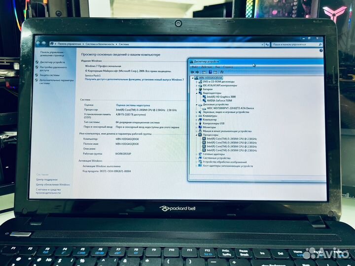Ноутбук для игр Core i5 GeForce 710