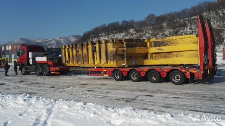 Перевозка негабаритных грузов. Аренда трала