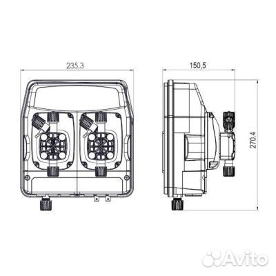 Станция дозирования и контроля Etatron eTwin 0206