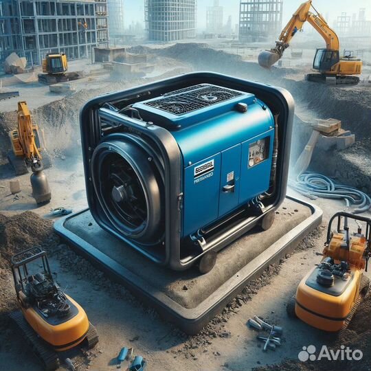 Аренда дизельного компрессора с отбойными молоткам