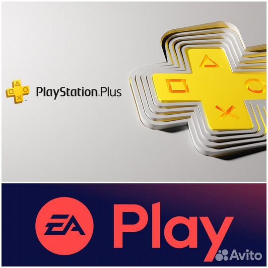 Подписка PS plus/EA play 1-12 M
