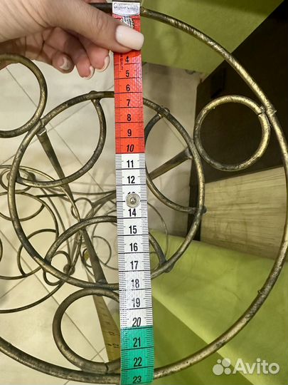 Подставка для цветов напольная металлическая