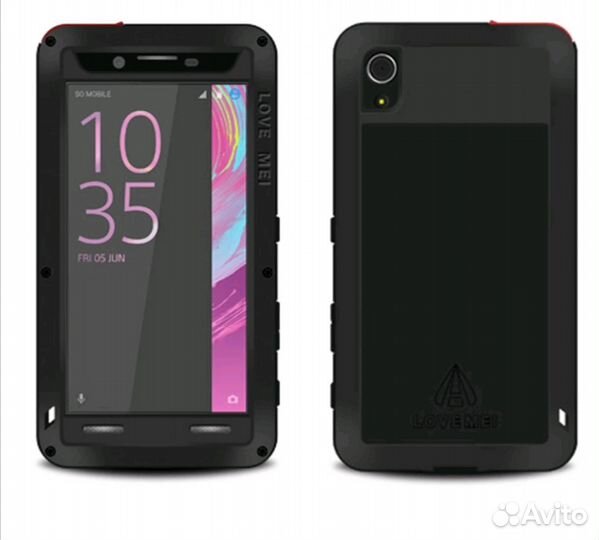 Противоударный чехол на Sony Xperia X