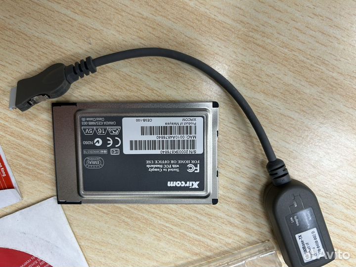 Сетевая карта pcmcia Xircom ethernrt 10/100
