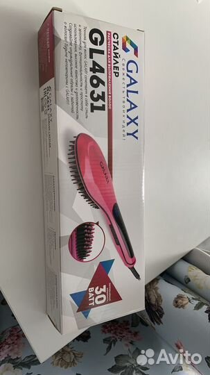 Расческа-выпрямитель утюжек для волос galaxy