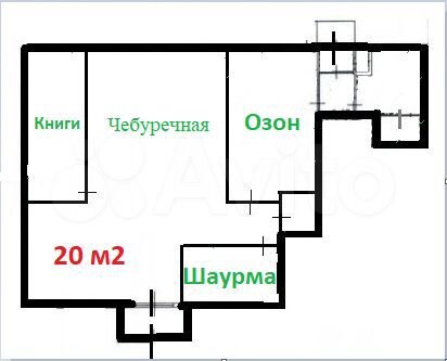 Торговая площадь, 20 м²