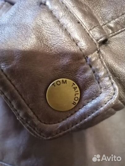 Кожаная куртка мужская Tom Tailor