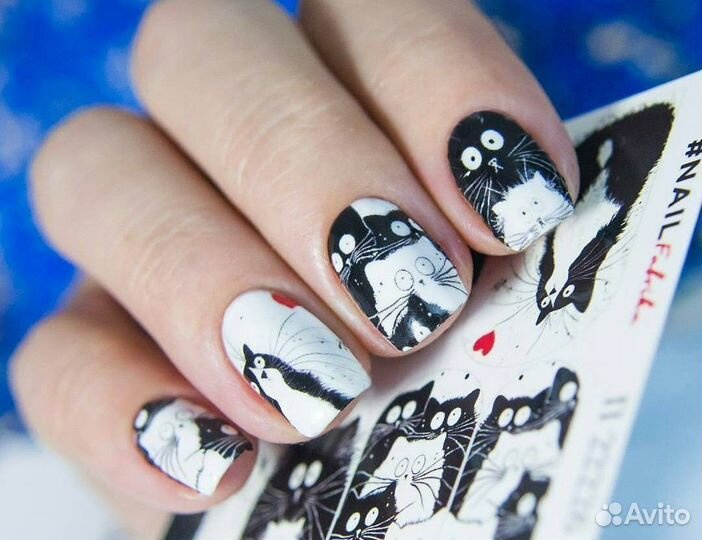 Слайдеры для дизайна ногтей пакетом