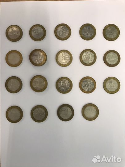 Монеты 10рублей