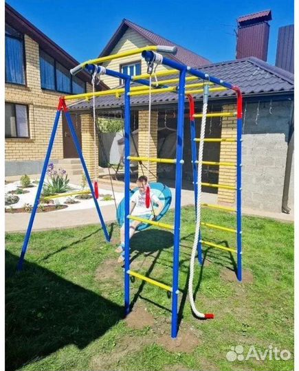 Детский комплекс с гнездом Турник лестница