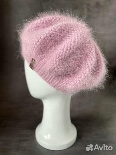 Комплект берет и варежки из пуха норки