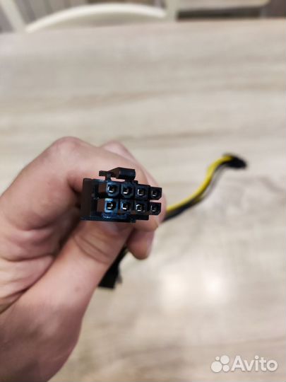 Переходник 8пин на два 6+2 пин