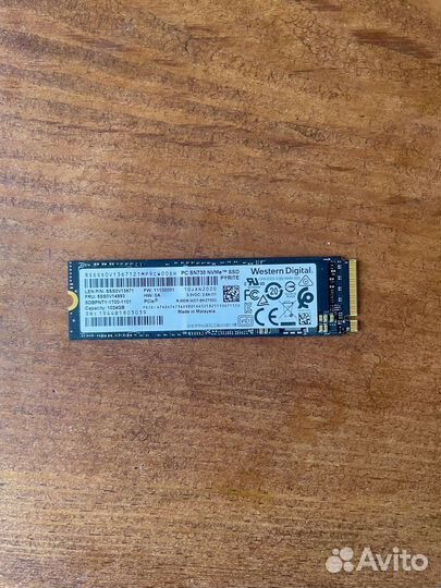 M.2 NVMe SSD Western Digital PC SN730 1Tb