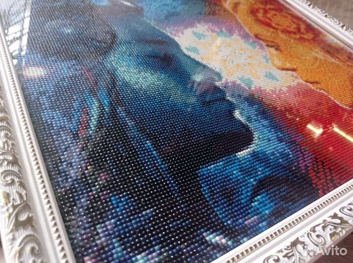 Готовая картина из страз в рамке 40*50
