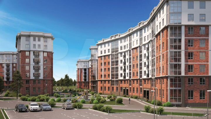 2-к. квартира, 51,5 м², 6/8 эт.