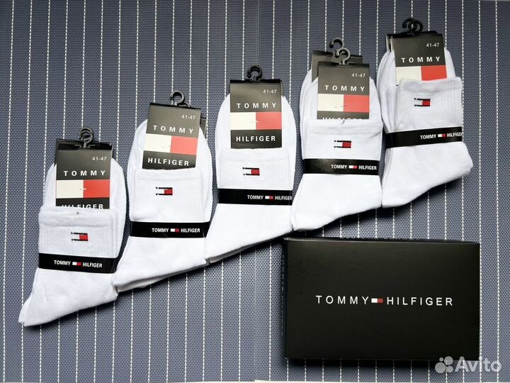 Носки Tommy Hilfiger белые 5 шт