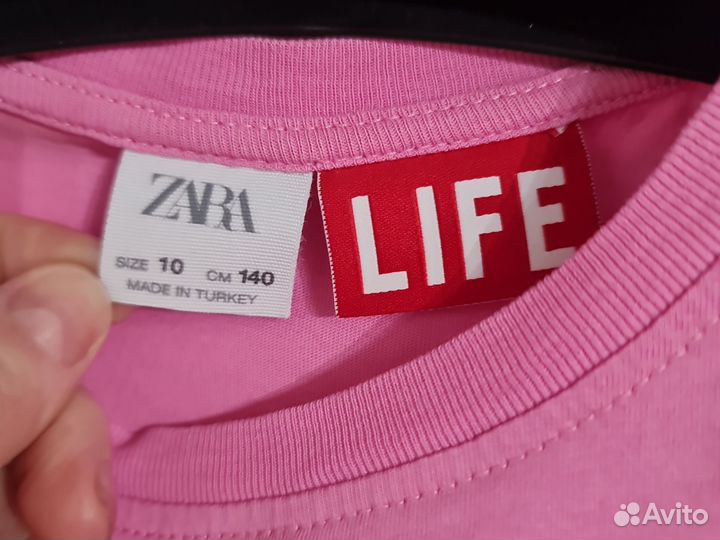 Футболка zara для девочки140