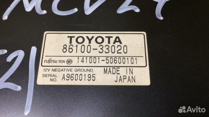 Усилитель магнитолы Toyota Windom MCV21 2mzfe