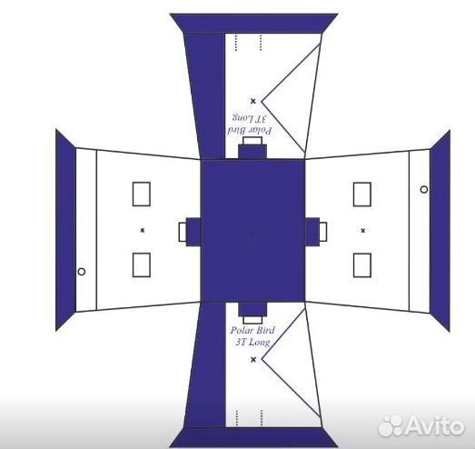 Зимняя палатка Polar Bird 2Т Long 2T Long Компакт