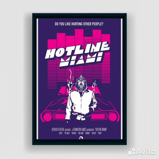 Постер Hotline Miami (А2)