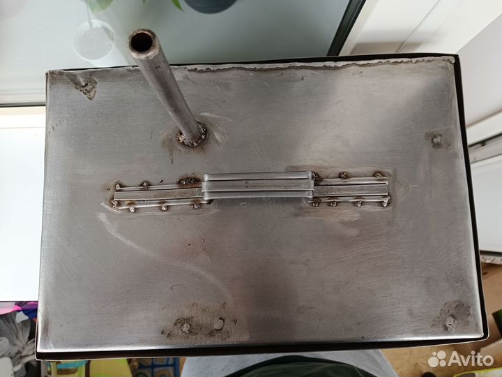 Коптильня с гидрозатвором из нержавейки 1.5 мм