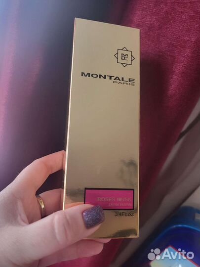 Духи Монталь розовый мускус новые 50мл оригинал