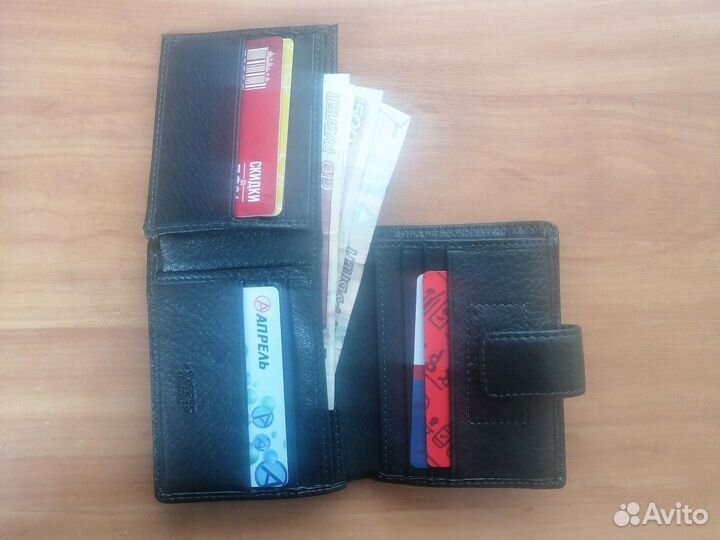 Кошелек мужской кожаный новый