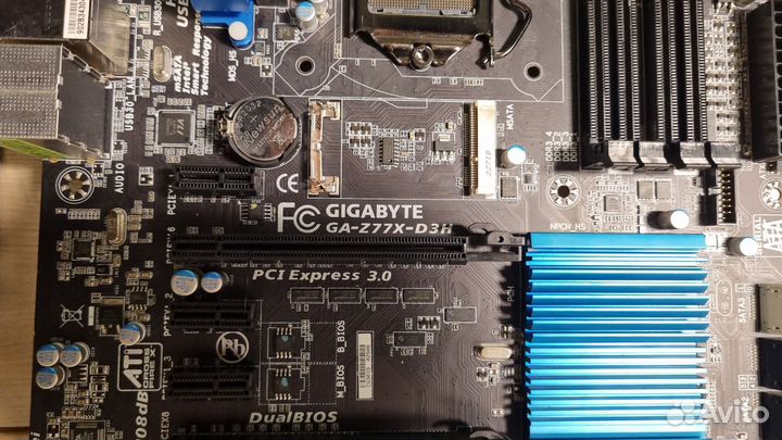 Материнская плата Gigabyte ga z77x d3h