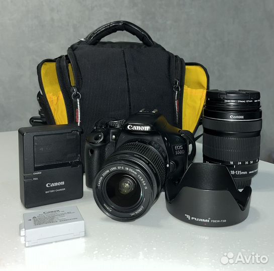 Зеркальный фотоаппарат canon 550d