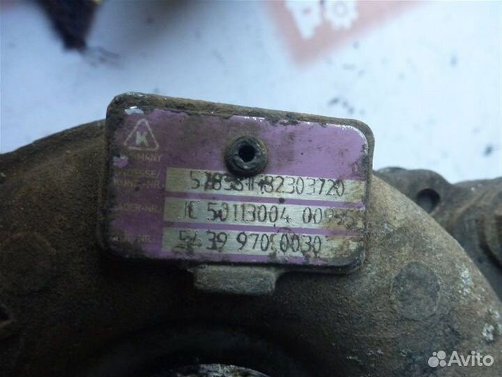 Турбина Nissan Qashqai J10 K9K 2007