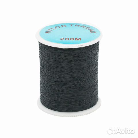 Черный Мононить 0,12мм 0207-0019 (черный), 12 шт