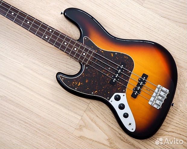 Бас гитара леворукая Edwards Jazz Bass left-hunded