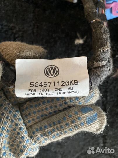 Проводка двери Фольксваген Гольф 7