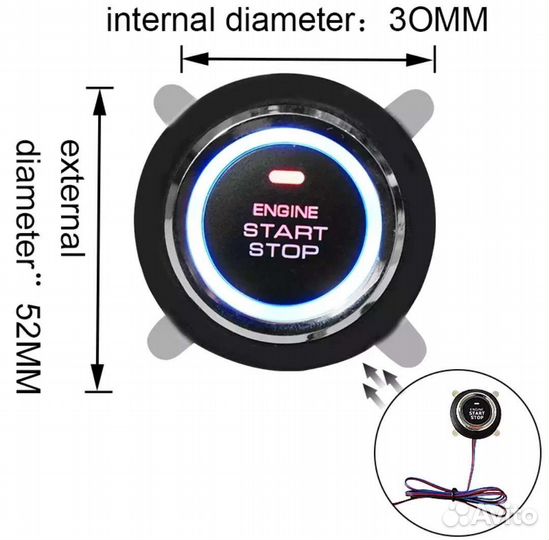 Кнопка Старт Стоп. Качество на отлично