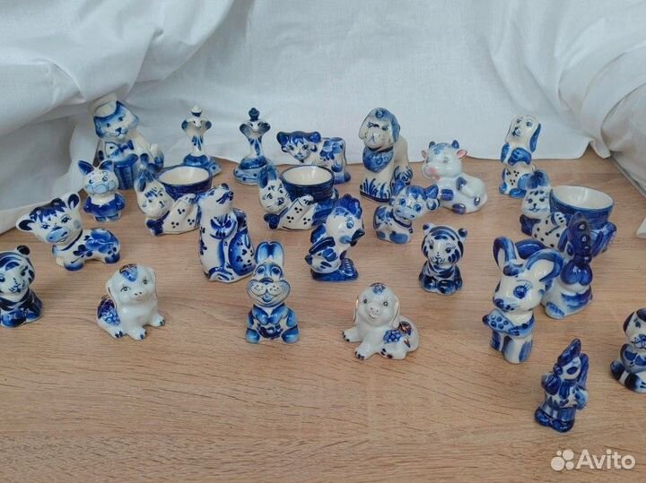 Фигурки гжель