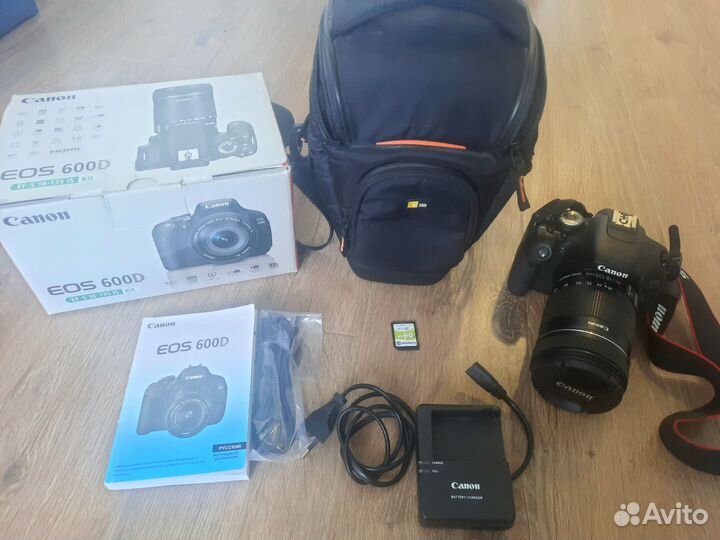 Зеркальный фотоаппарат canon 600d
