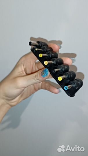 Набор штекеров переходников и 2 сетевых шнура